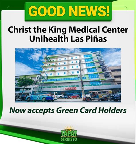 green card las pinas|Free Hospitalization via Green Card .